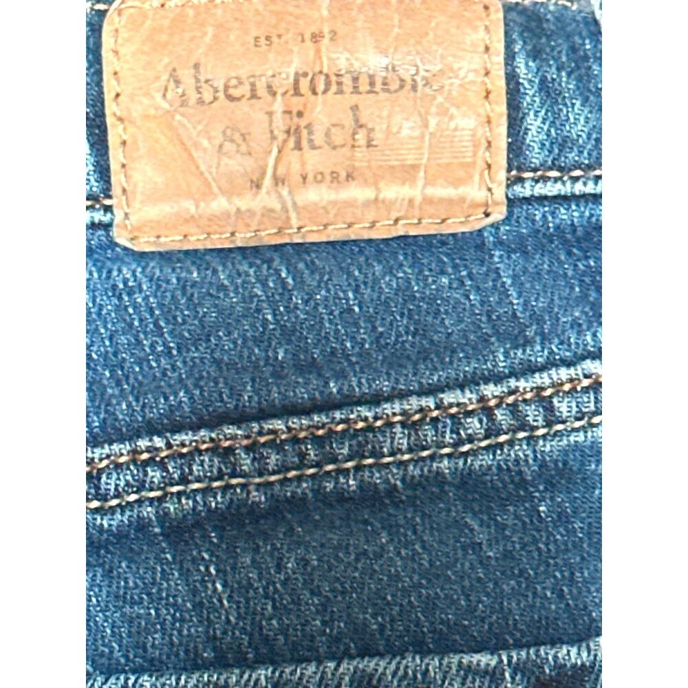 Abercrombie Fitch Size 0 Y2K Stretch Bootcut Jeans Low Rise Vintage Denim - Picture 3 of 12